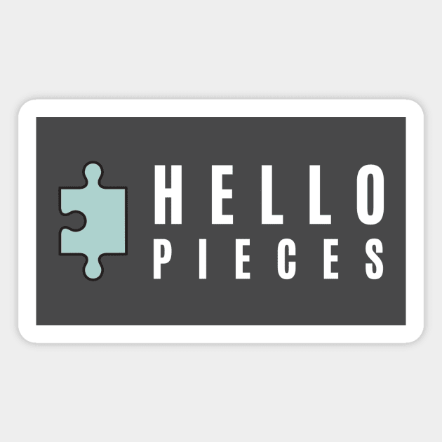 Hello Pieces- Standard Magnet by HelloPieces